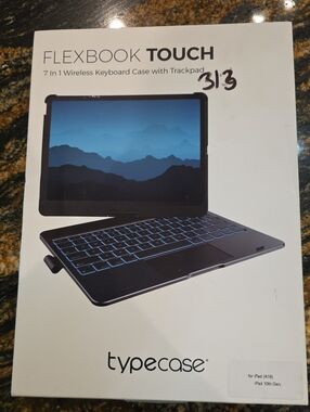 Flexbook Touch Wireless Tablet Keyboard Case - Black